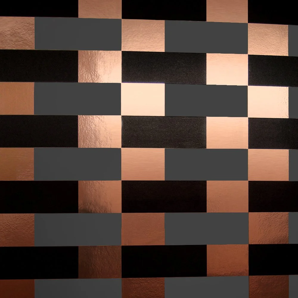 Copper, Grey & Black