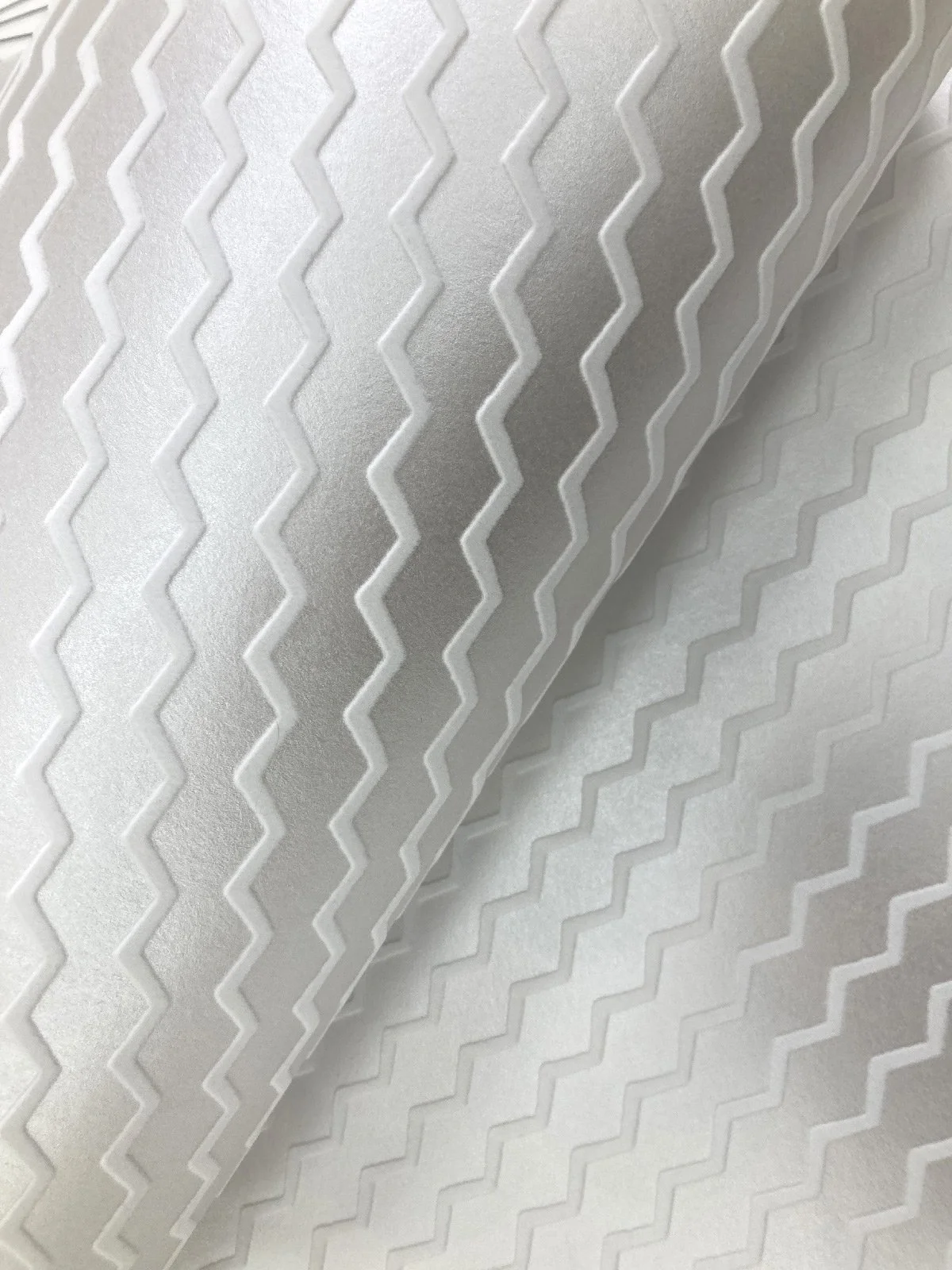 White & Silver Flock