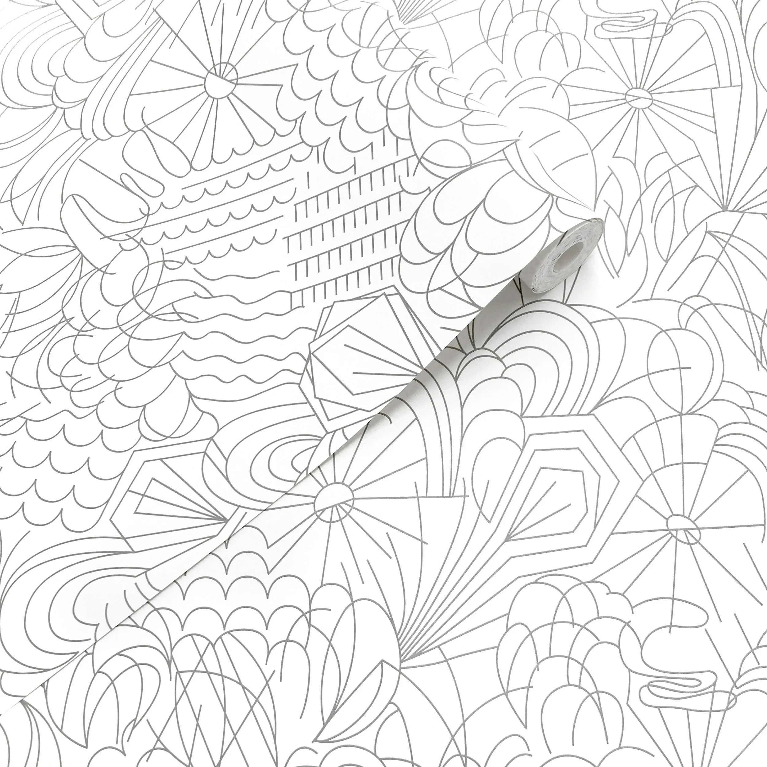 Grey & White