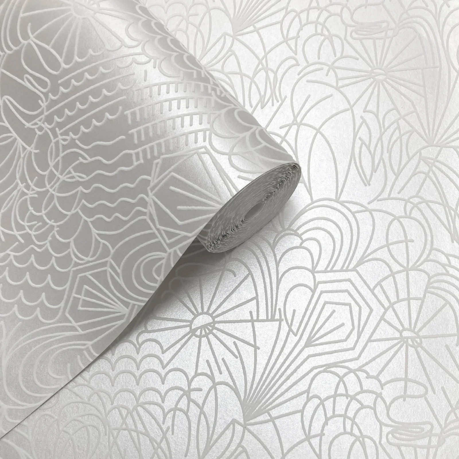 White & Silver Lustre