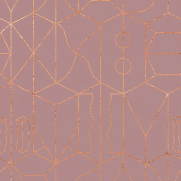 SUZ-15 Mural Copper Foil Pink 3