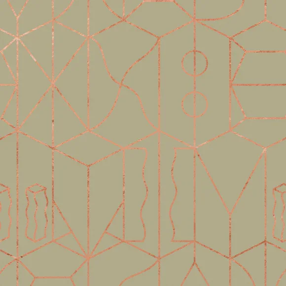SUZ-16 Mural Copper Foil Green