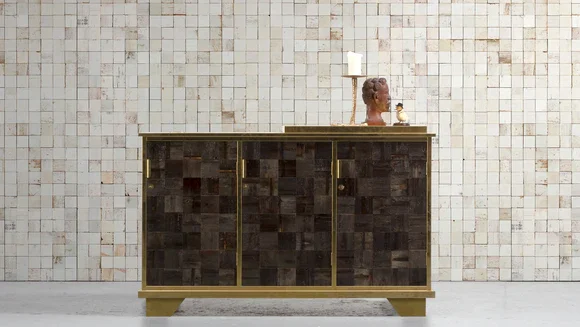 PHE-21 Mosaic squares White