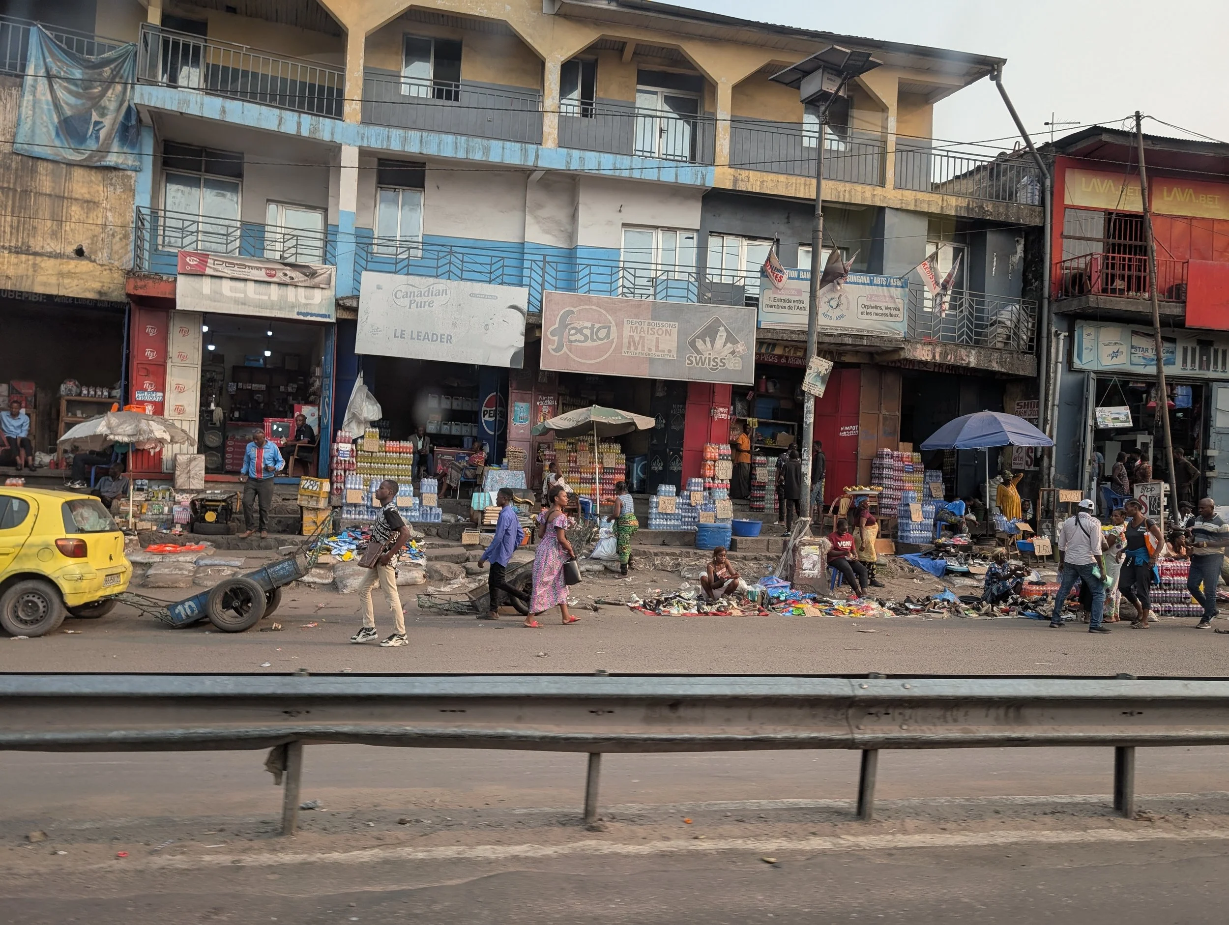 Views of Kisangani en route to the Ida Lee House