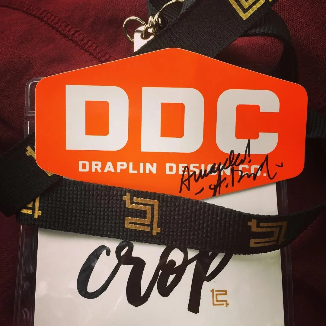 DESIGN // geekin' out over this rad experience! thanks @draplin! on po