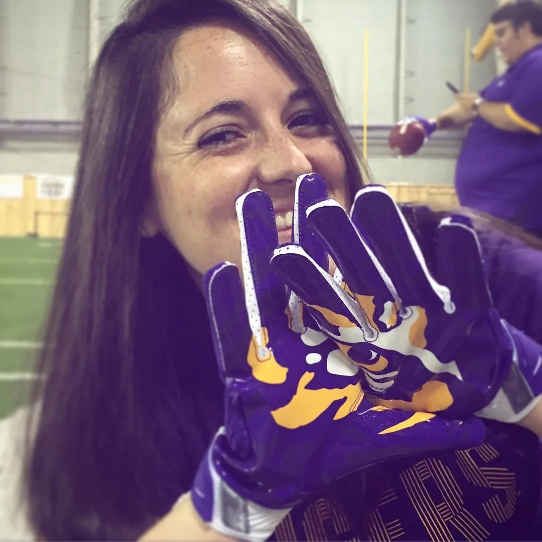 GEAUX // @lsufootball & @lsucreative collab photo shoot today so of co