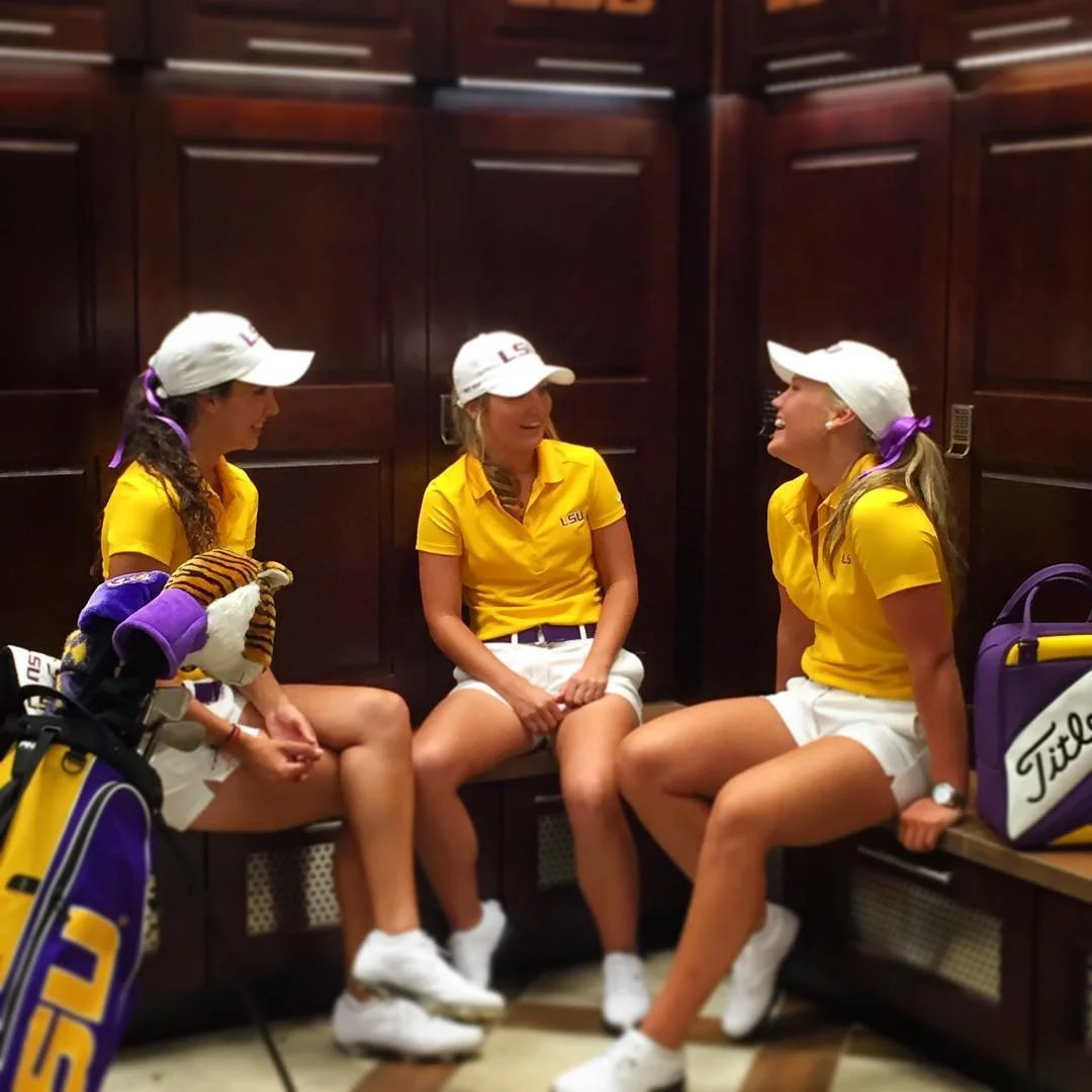 GOLF // today's photo shoot with @lsuwomensgolf felt more like play th