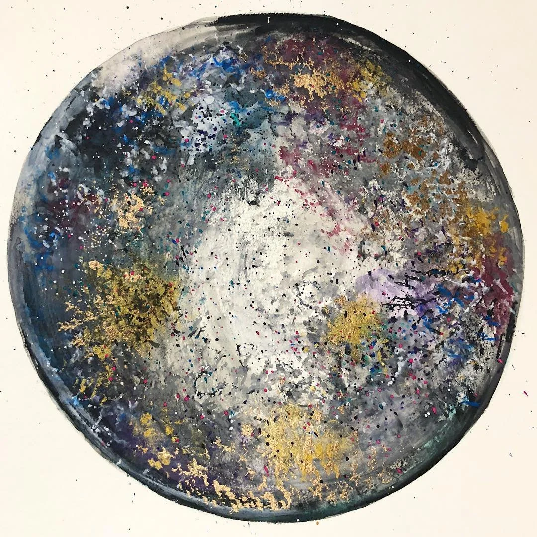 MEDIOCRE MOON PAINTING //
