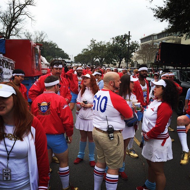 MARDI GRAS 2015 // 610 stompers & splits ready to roll. @redhead2713 l