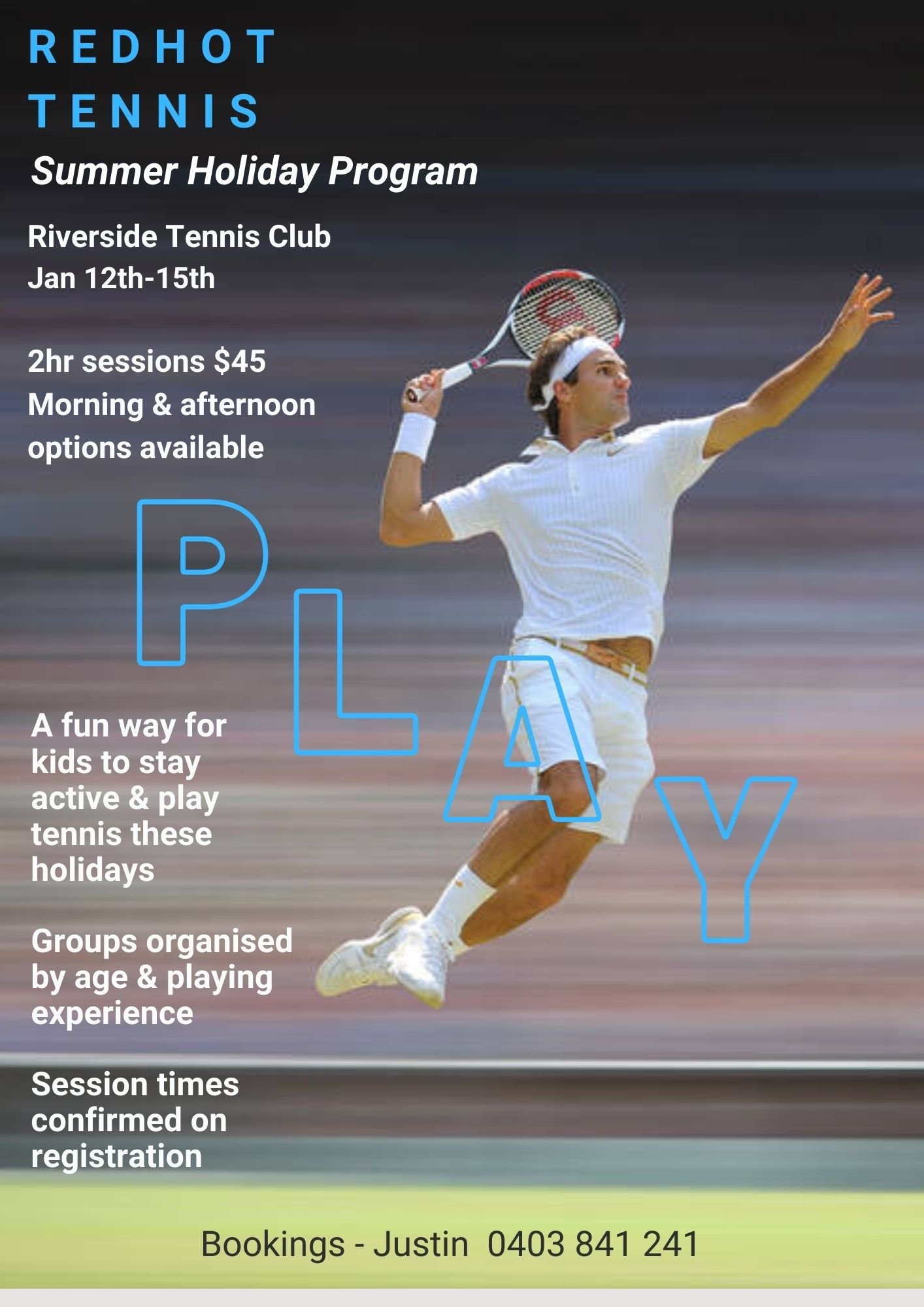 Holiday Tennis Program 2026