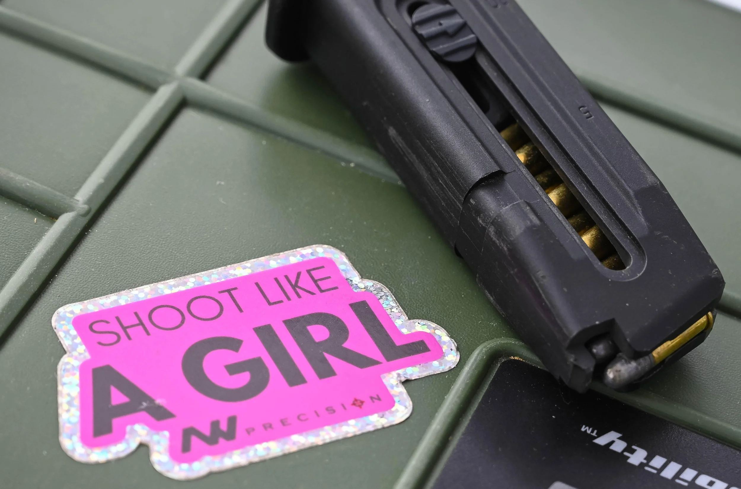 Shoot Like a Girl Decal