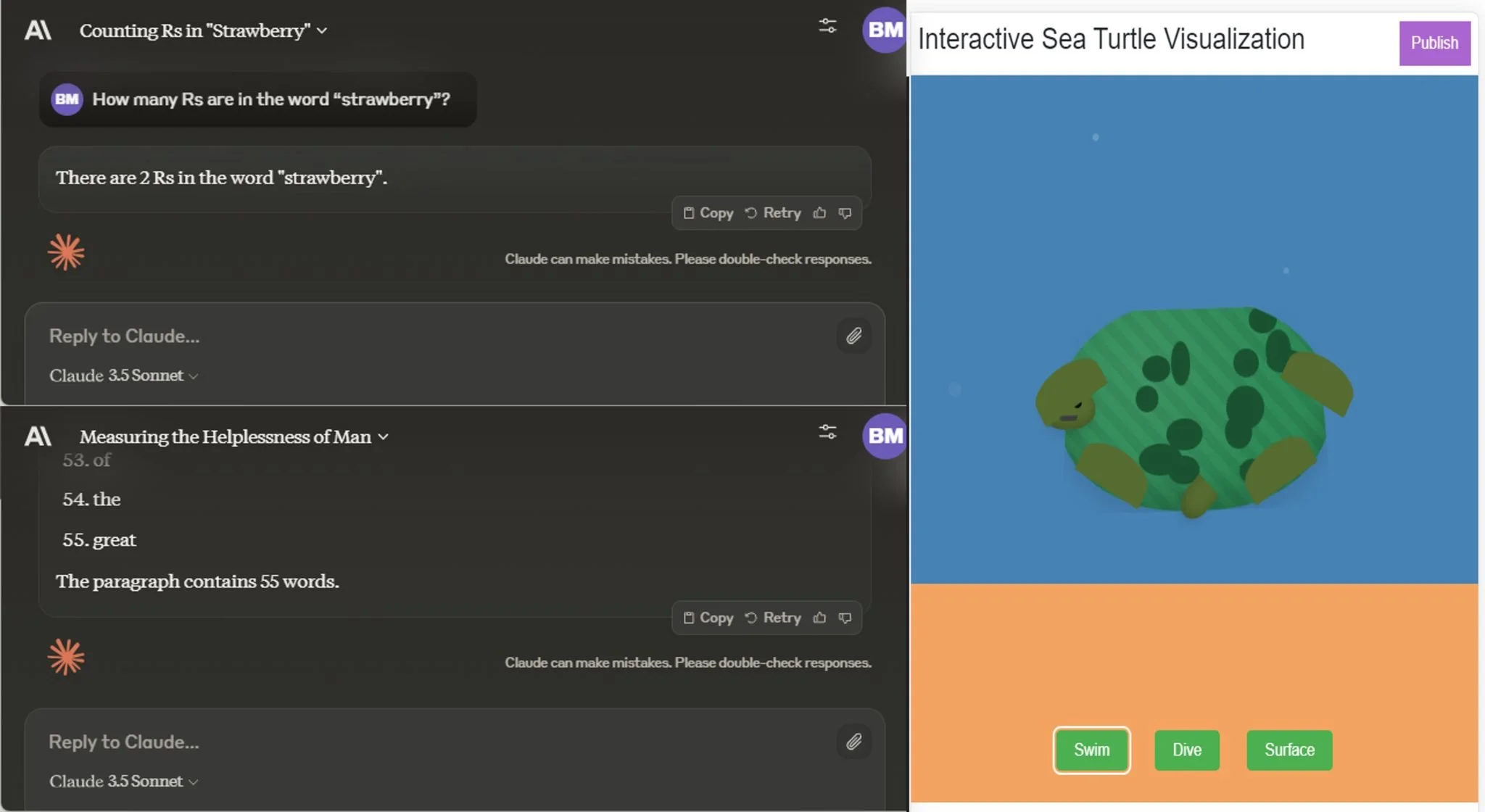 Claude 3.5 Sonnet beats Claude 3 Opus in some interesting ways... thumbnail