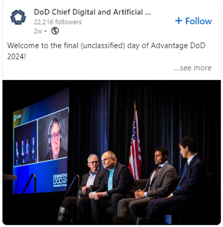 Why is there no significant investment in GenAI in the DoD to date? This panel was a masterclass in the answer… thumbnail