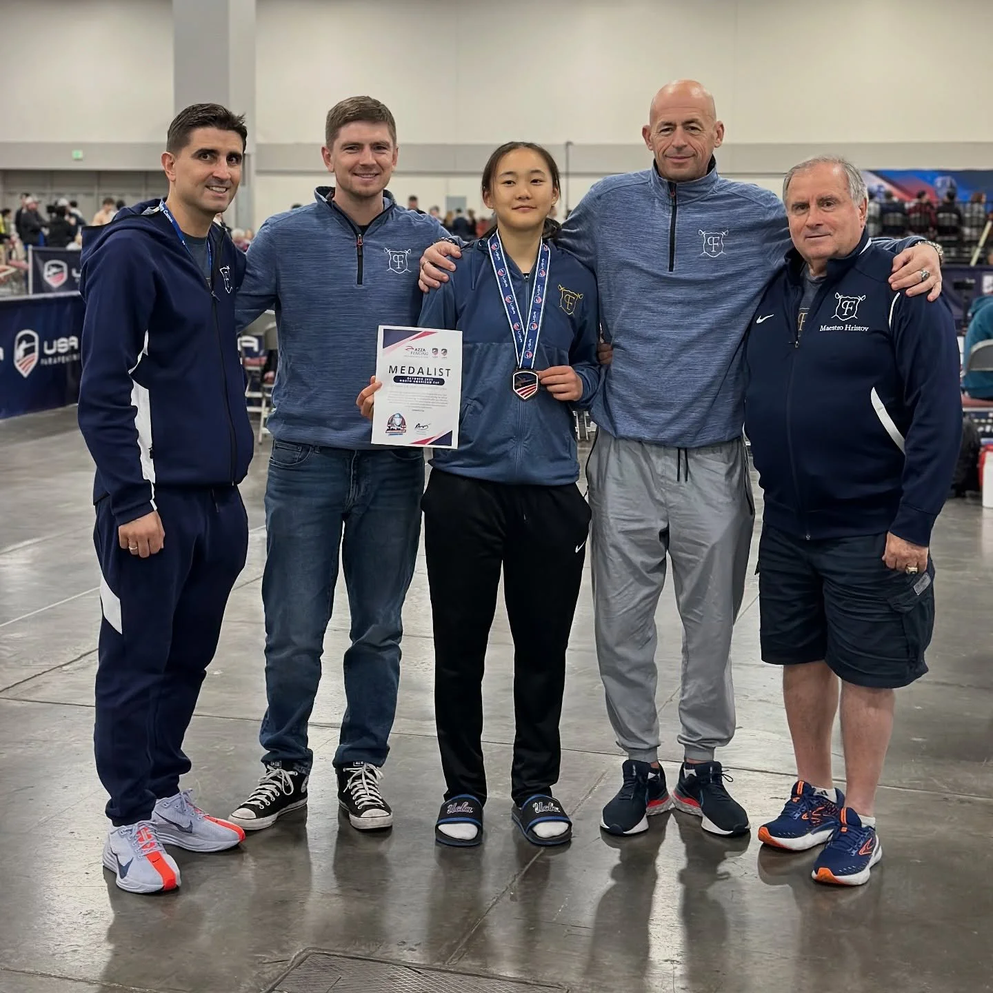 Congrats Delilah 5th CWS at the NAC!!! 
.
#premierfencingacademy #pfafencing #fencing