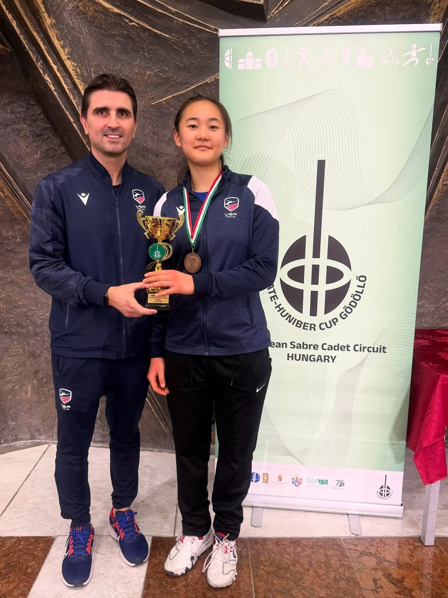 Congrats Delilah 3rd place at the Cadet World Cup in Hungary!!! 
#premierfencingacademy #pfafencing
