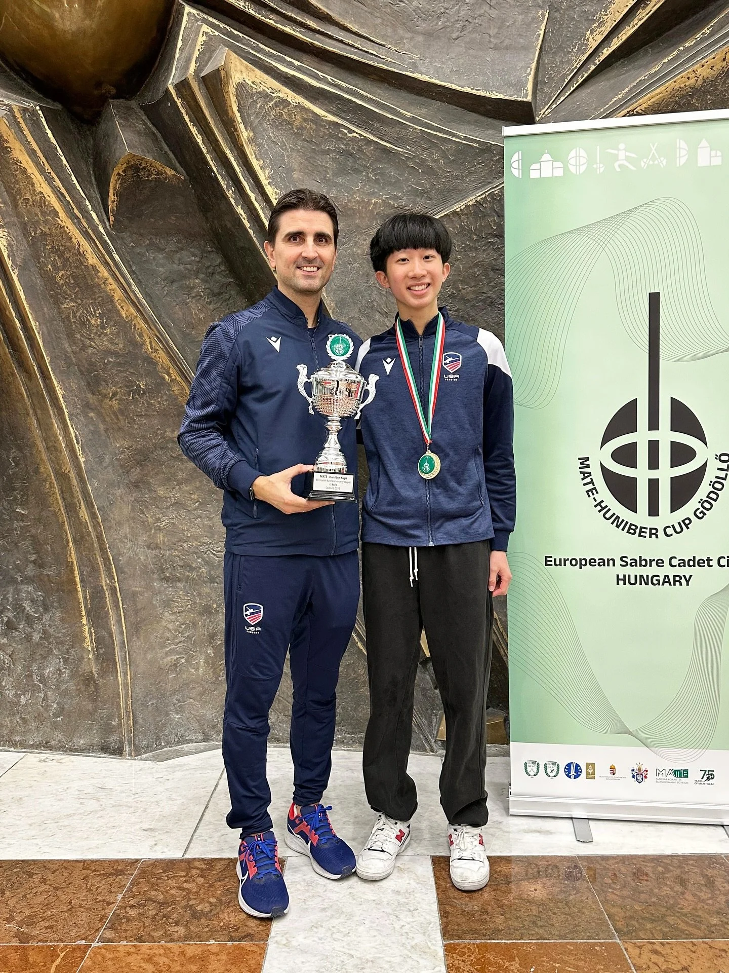 Congrats, Aiden and Team USA 1, winning Gold at the Cadet World Cup in Hungary!!!