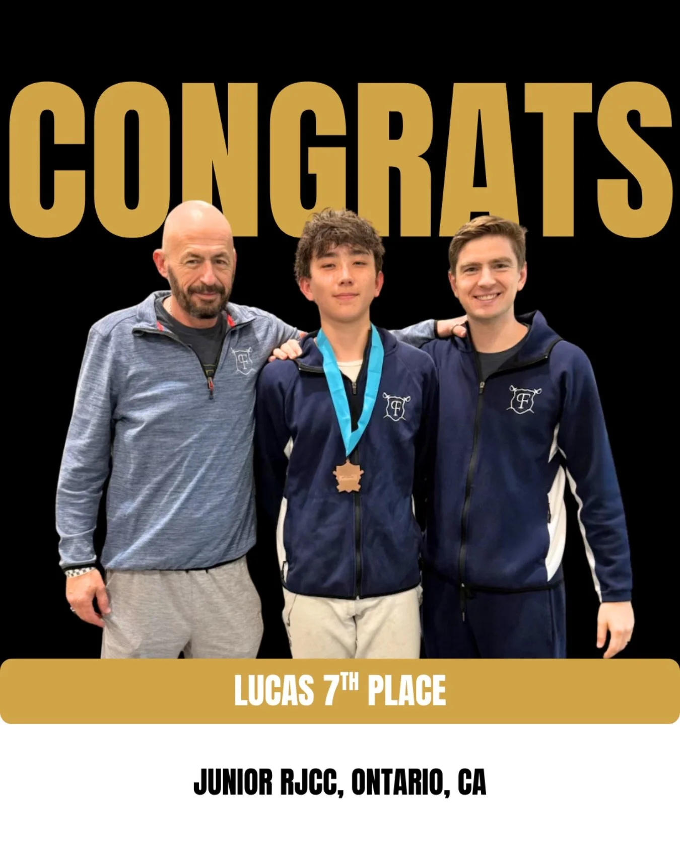 Congrats, Lucas, 7th place Junior at the RJCC!!!