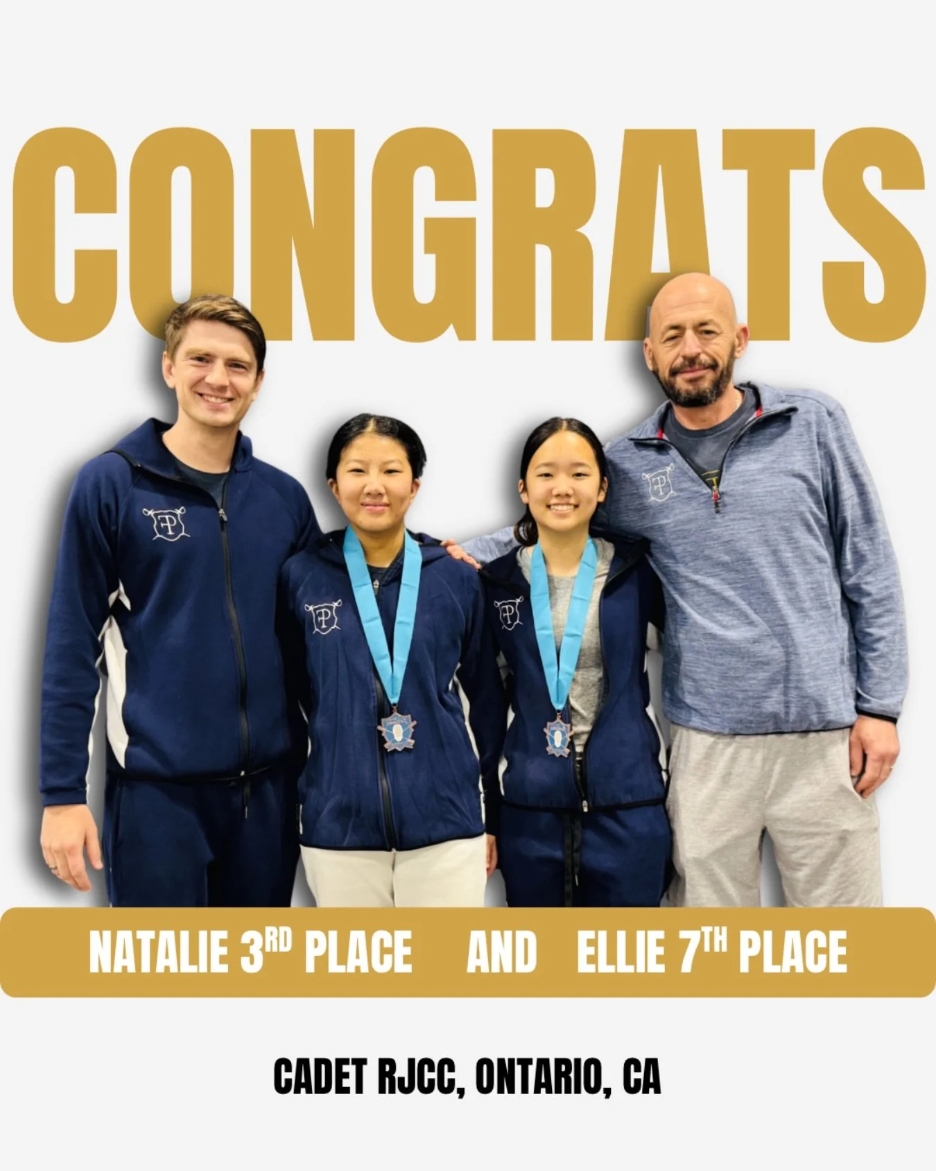 Congrats Natalie 3rd (earned B26) and Ellie 7th Cadet RJCC!!!