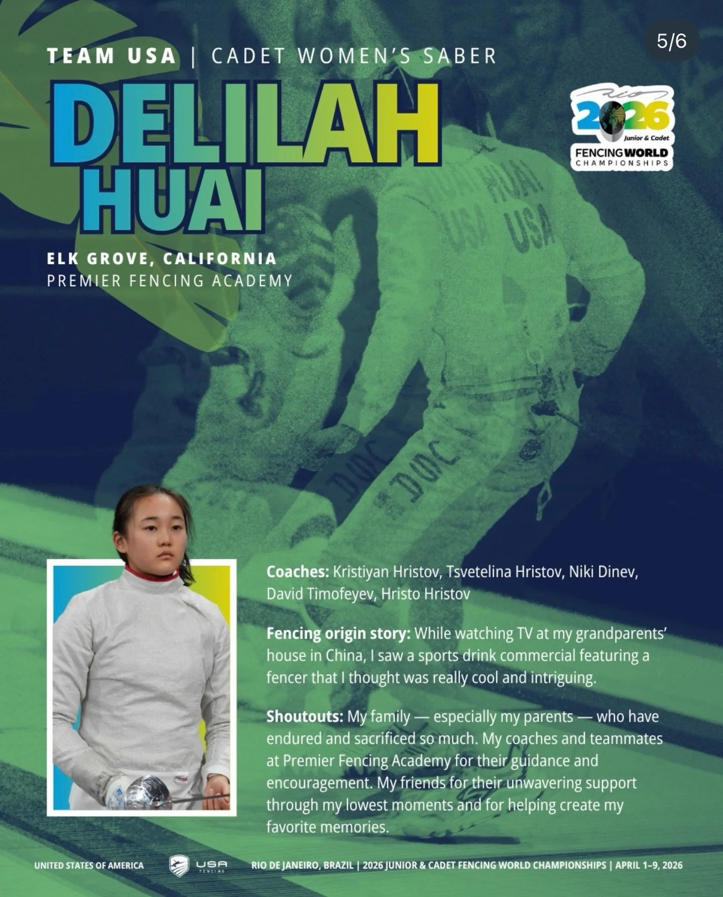 Let&rsquo;s go, Delilah!!! 
Photo credit @usafencing 
.
#pfafencing #premierfencingacademy #fencing #usafencing