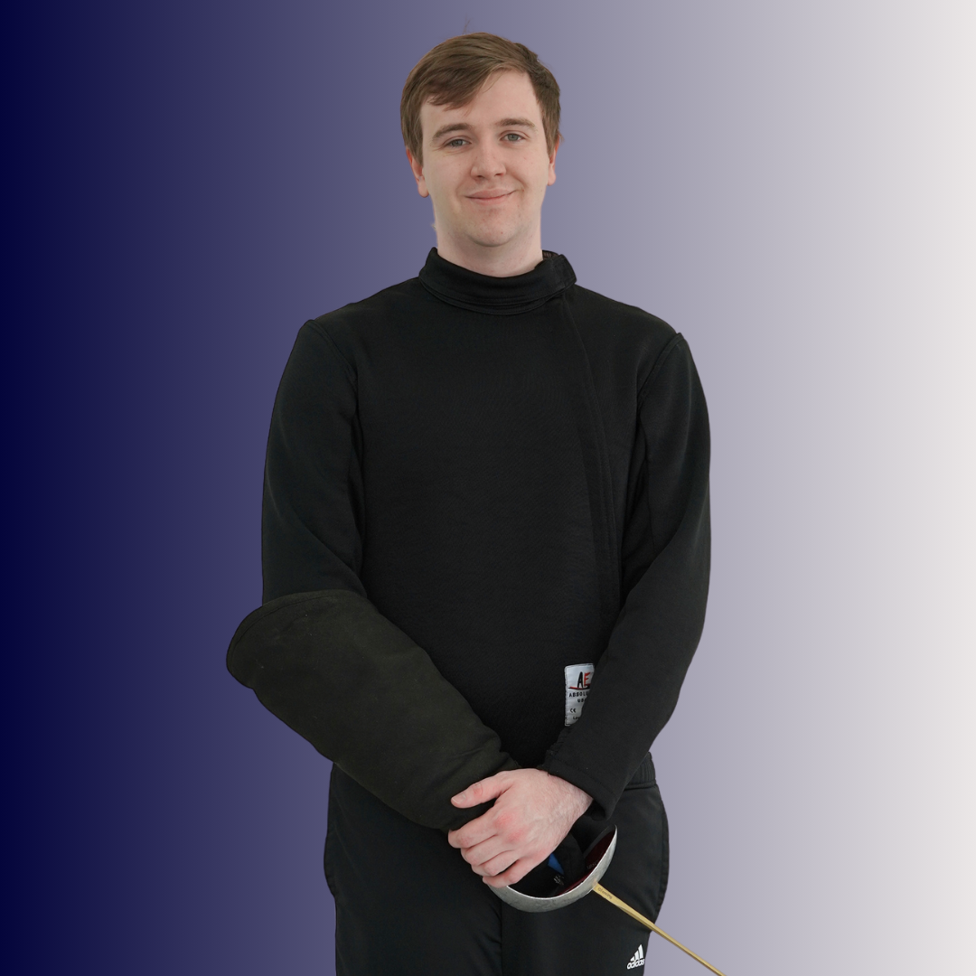 Coach Sean at Premier Fencing Academy in Sacramento.