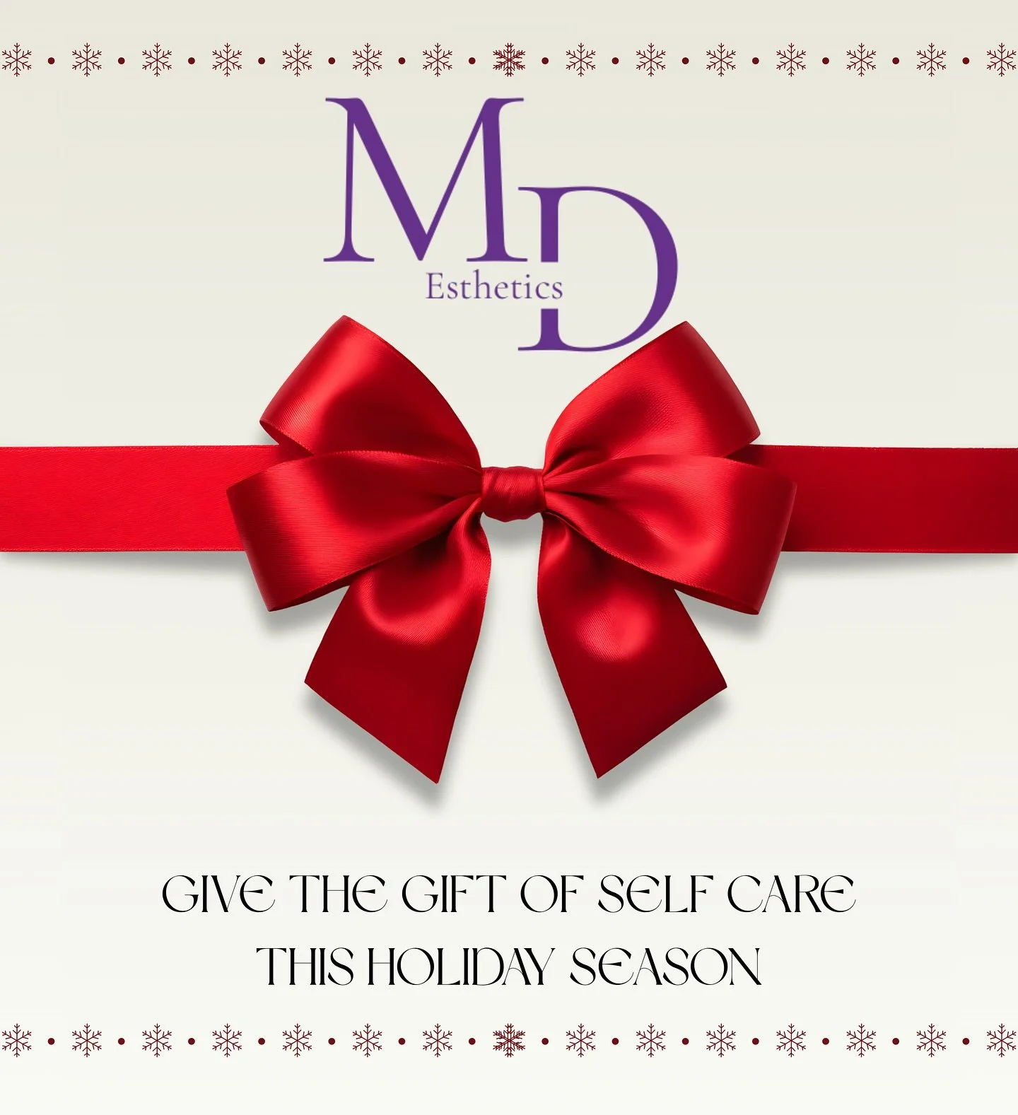 Holiday specials are here!!!
Your support means so much! As a thank-you to my clients, I&rsquo;m offering 20% off all facial services for the entire month of December. In addition, gift certificate purchases will receive 15% off the selected service.