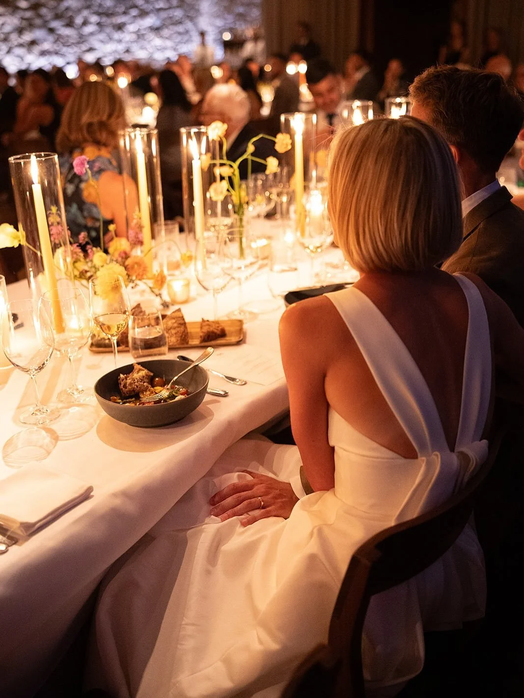 It&rsquo;s all about the small details. Special moments captured, the brides mom hand making all the place cards and table numbers, adding in colored candles into the design, the perfect combo of details. 

Planner @ashley.peraino 
Photographer @iral