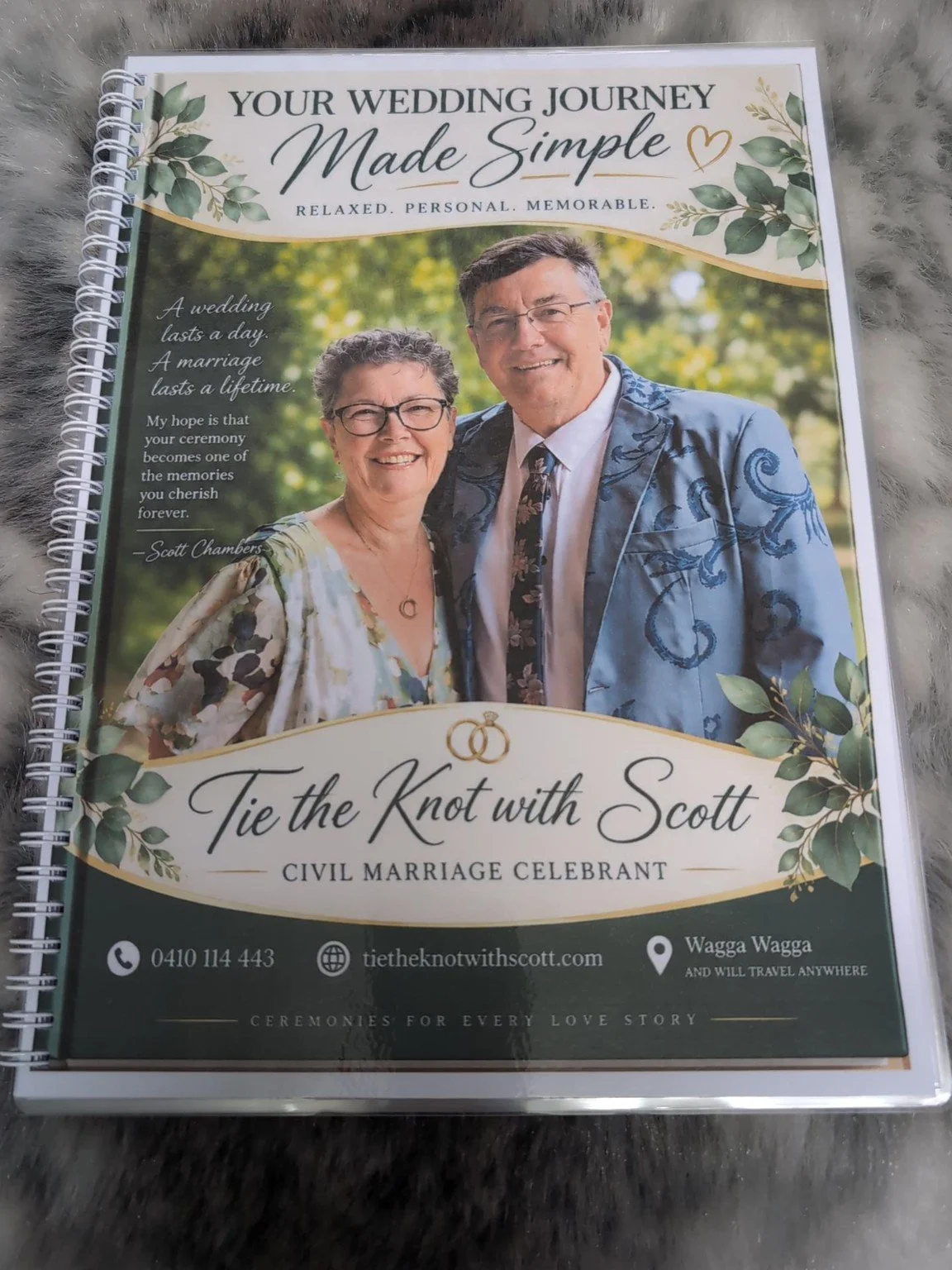 Scott and Brenda’s Tie the Knot with Scott Wedding Resource Kit
