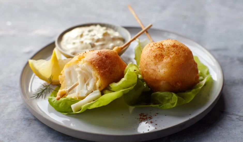 Alaska Halibut Corn Dogs