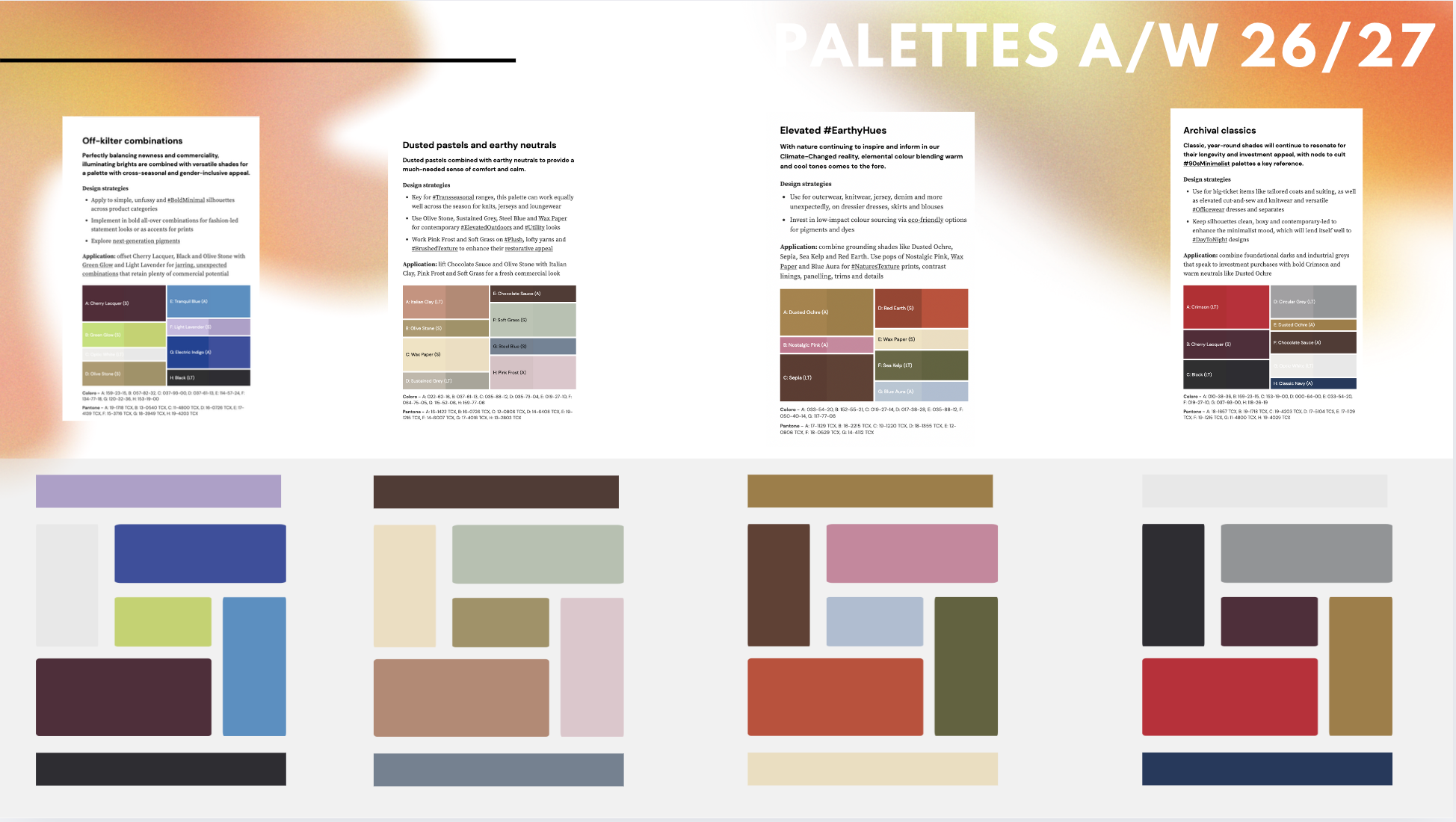 Color Trends and Color Palettes