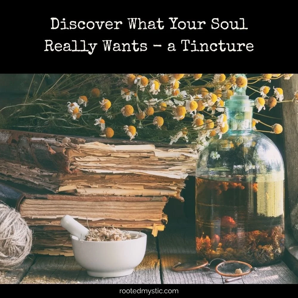Discover What Your Soul Really Wants - a Tincture