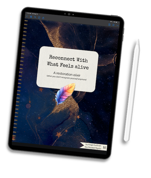 Rooted Mystic - Reconnect with What Feels Alive Companion workbook