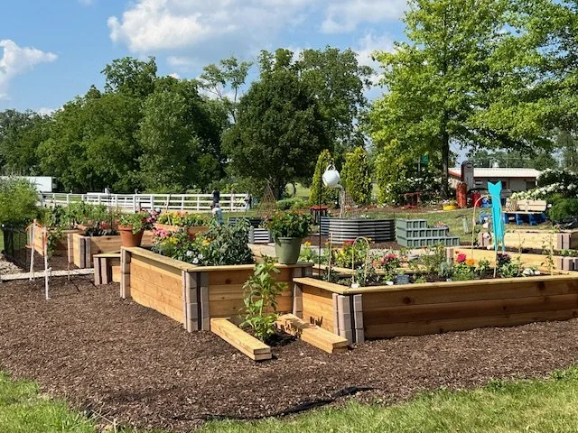 The raised beds were completed in time for the 2024 Hendricks County Fair!