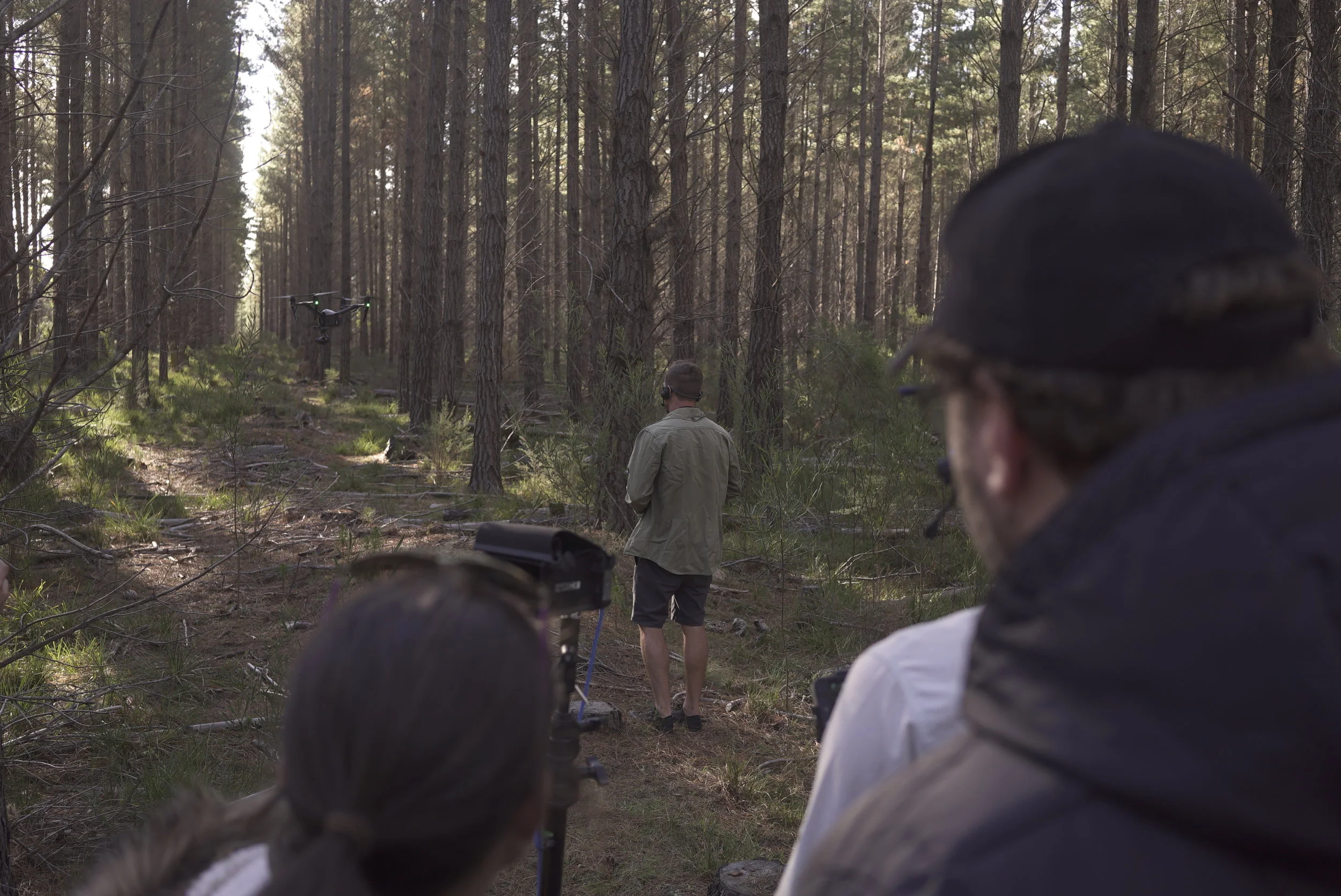 BEHIND THE SCENES WITH A DRONE