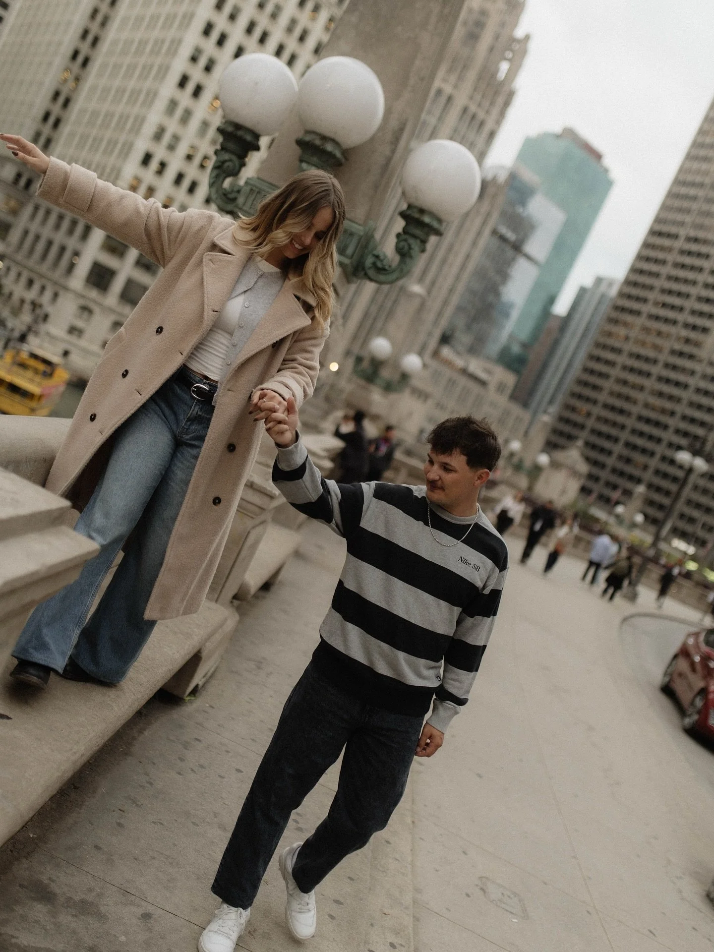 We spent the night exploring Chicago and all of their favorite spots. A photoshoot to help them remember a season of their story in a special place.

Shoot with @galleriesbysarajayne 
#fallcouplephotoshoot #couplephotoshoot #candidmoments #unscripted