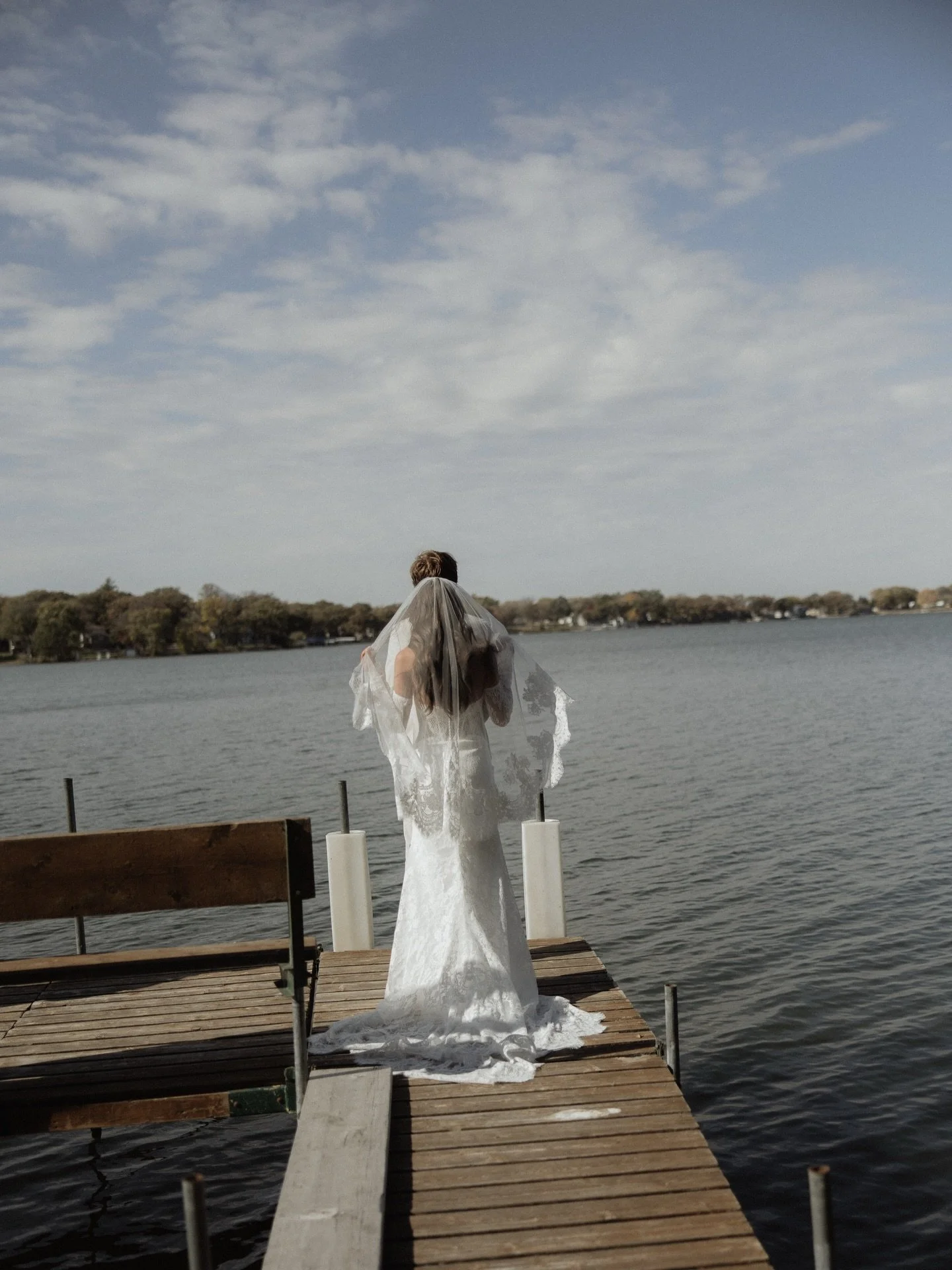 Candid photos from Jaden &amp; Cole&rsquo;s first look at the lake 🤍

#candidweddingphotography #okobojiweddings #okoboji #iowaweddingphotographer #lakesidewedding