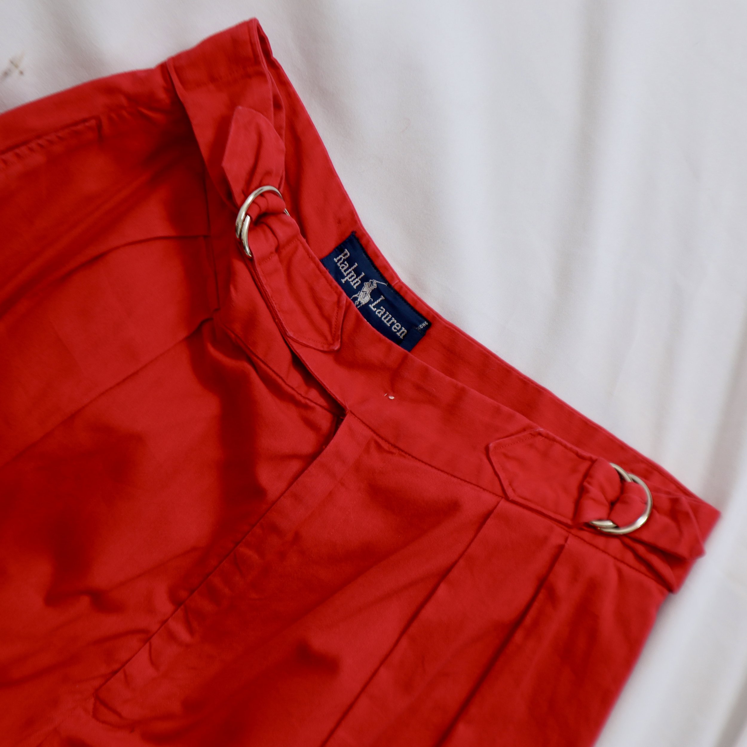 RALPH LAUREN RED SHORT