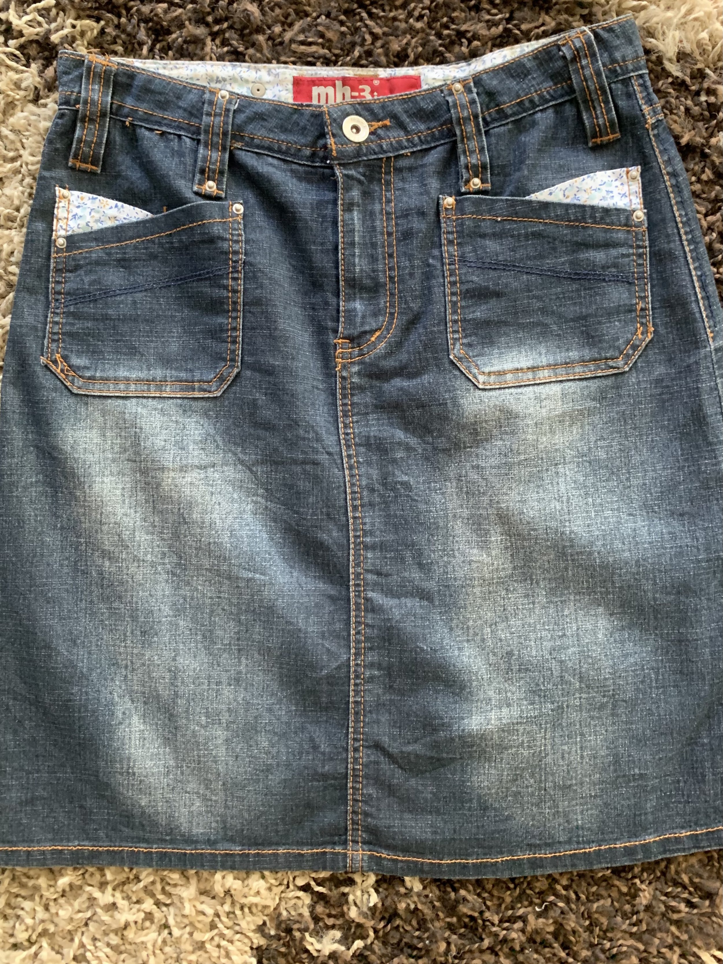 MH-3 JEANS MIDI