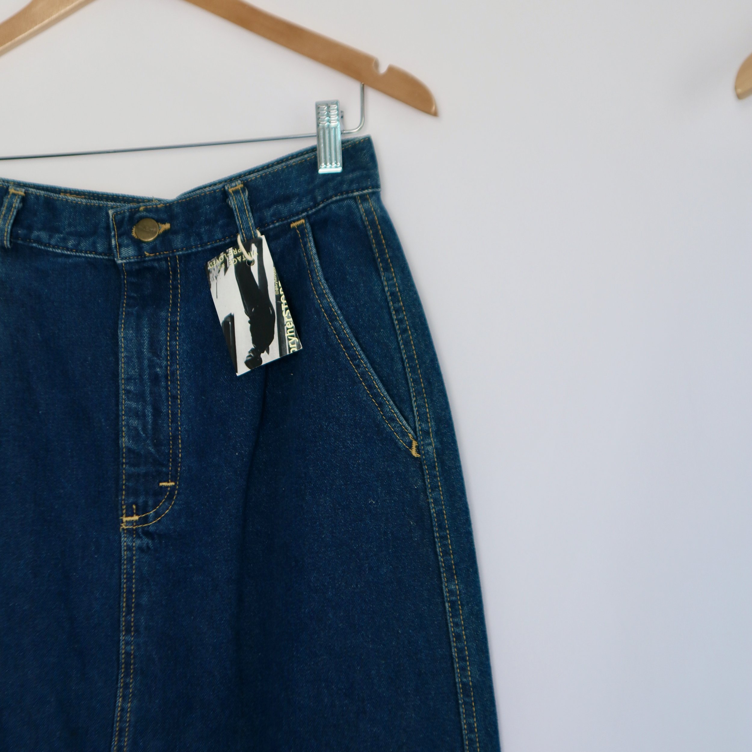 L.L BEAN DARK DENIM MIDI