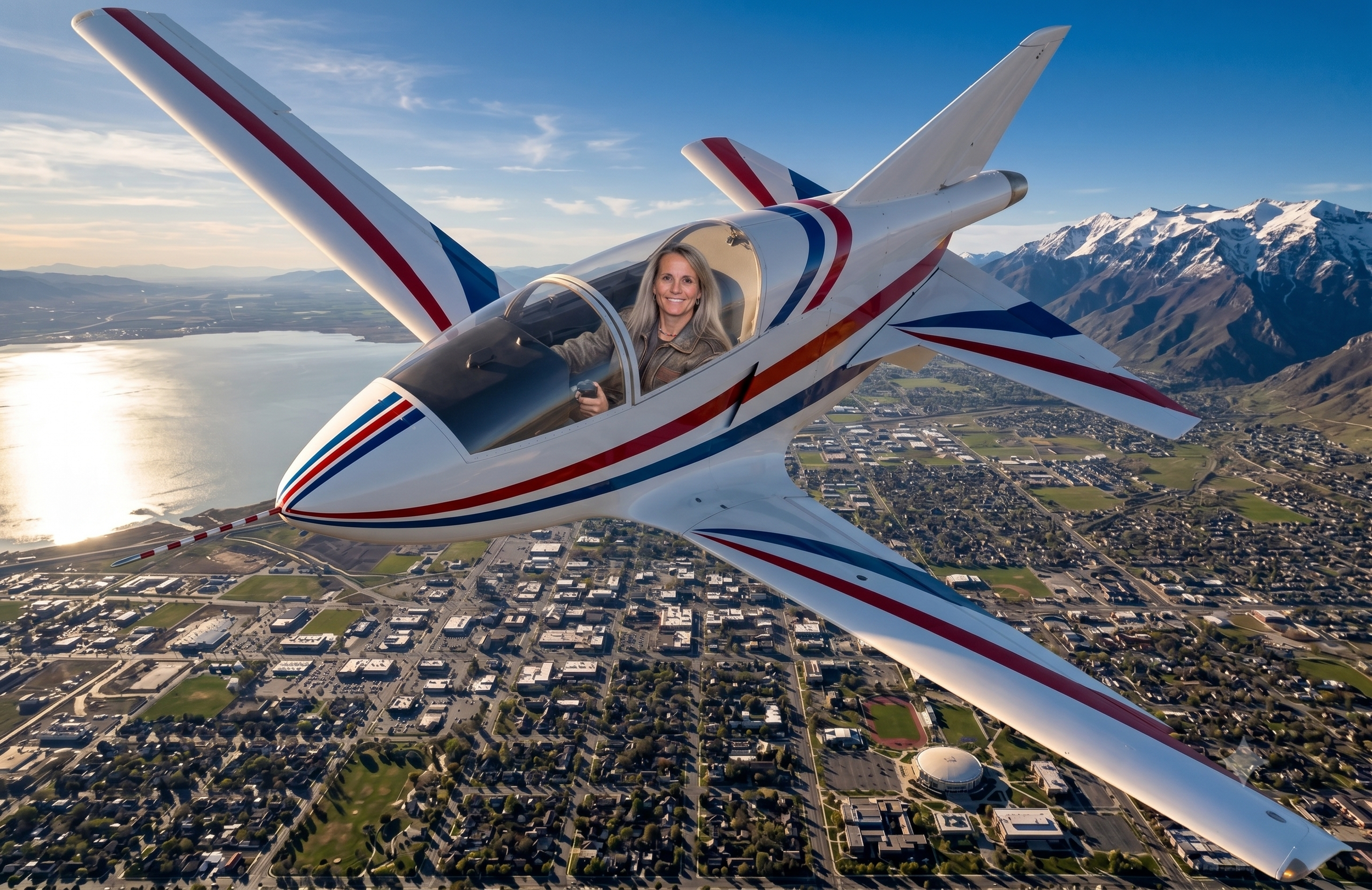 Flying in the Bond Jet