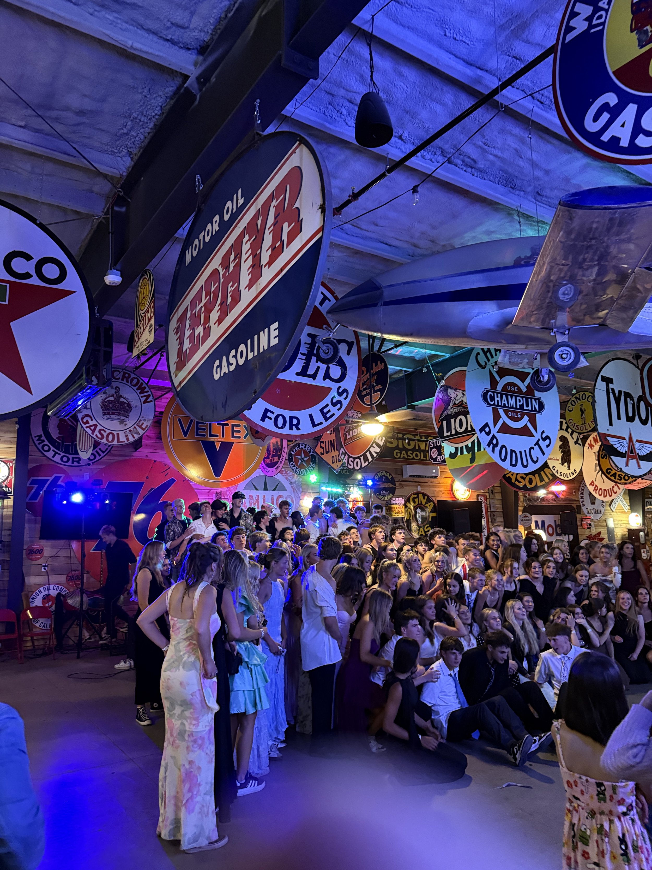 How many people fit in a 5,000 square foot event center for an anniversary party?
