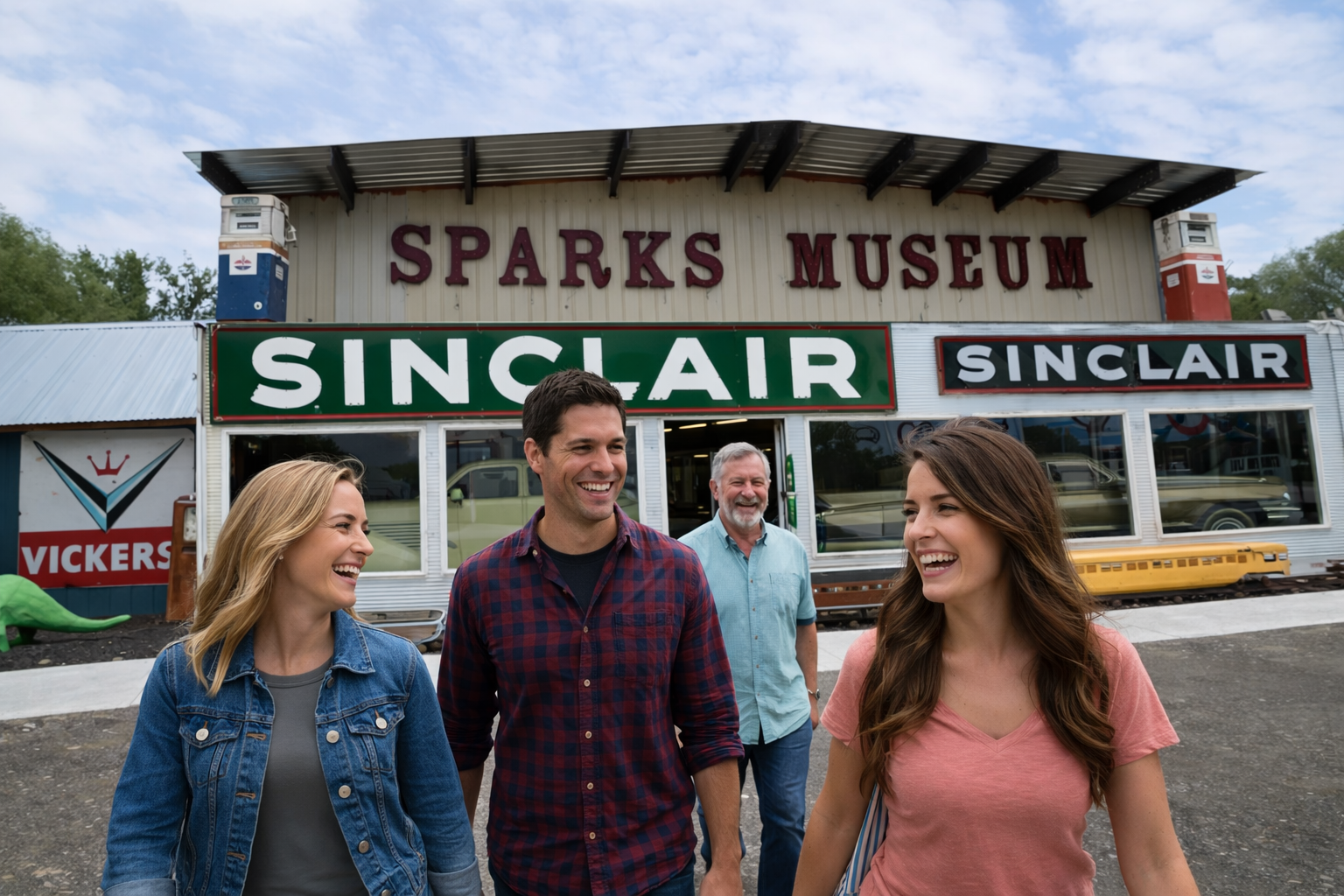 Shot of Sparks Museum from the front.