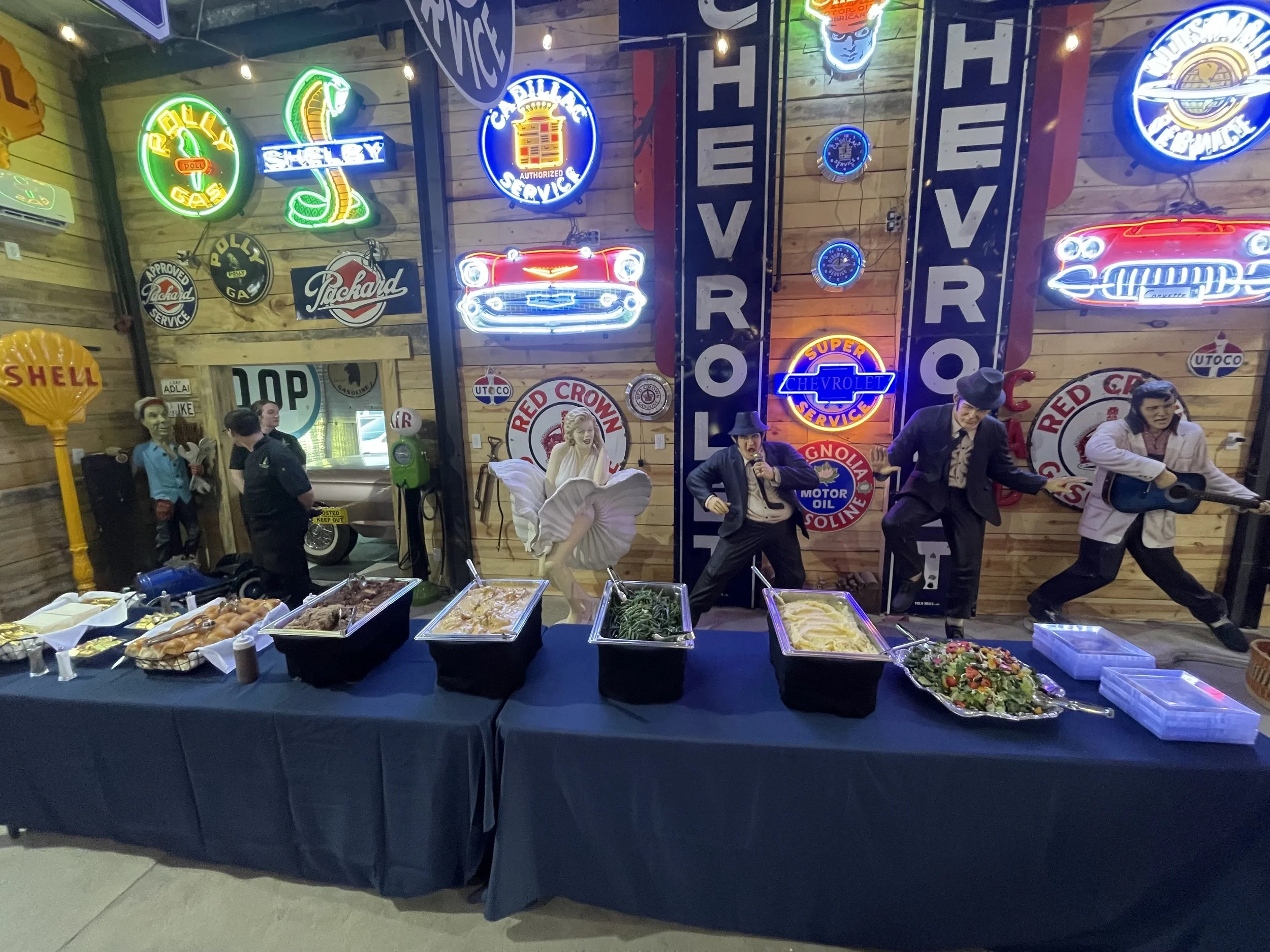 Catering at and event in Provo, Utah.