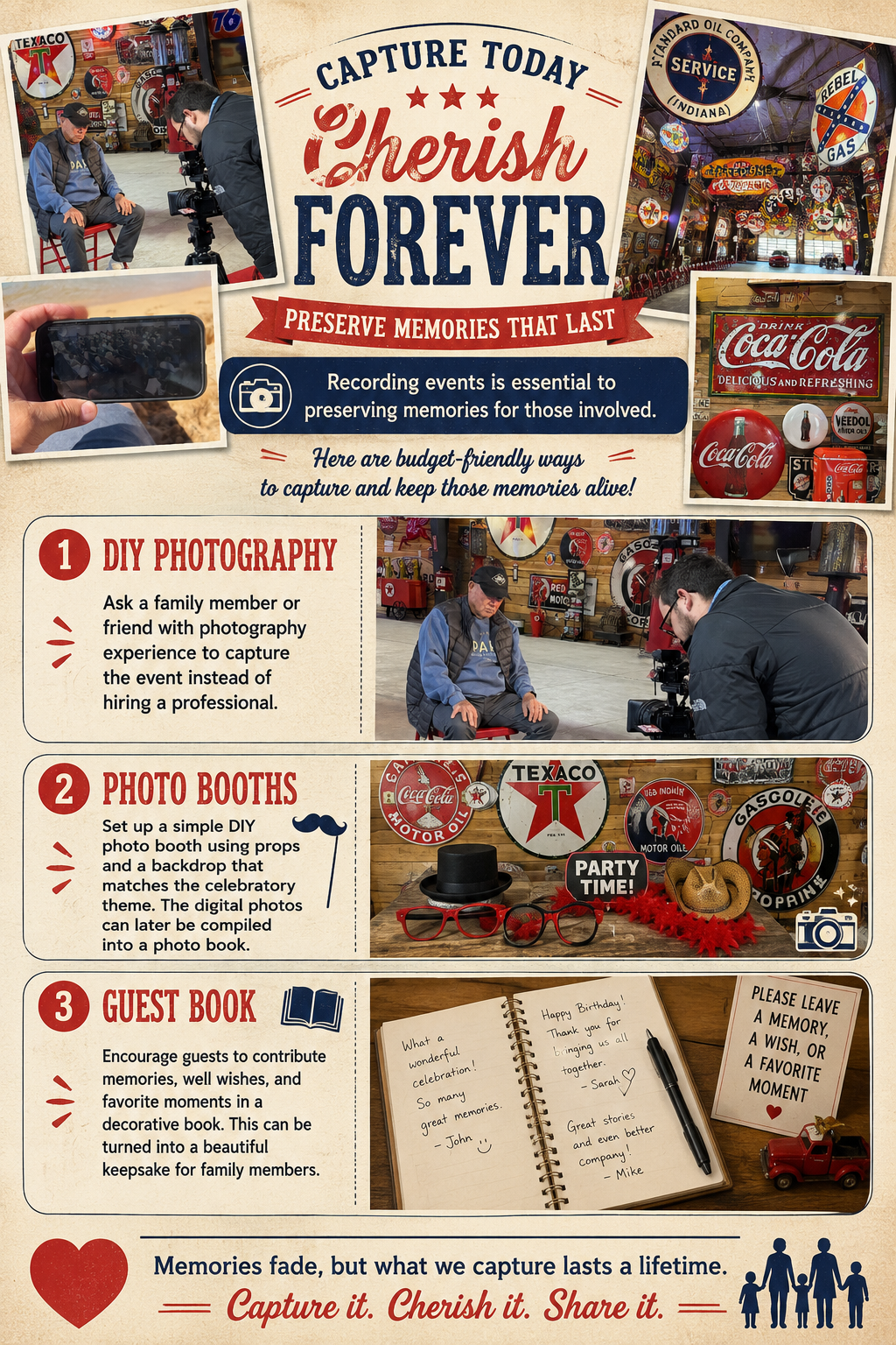 Capture your moments during the celebration.