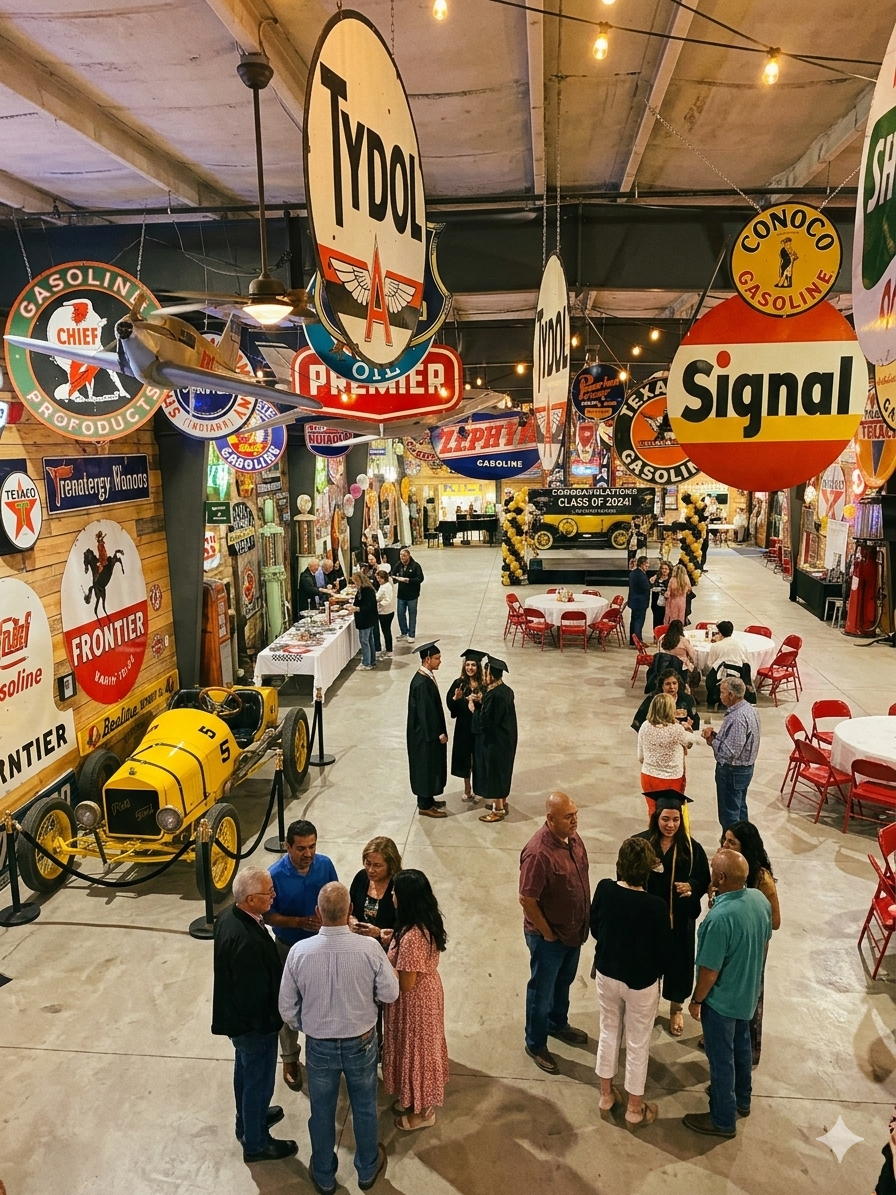 Graduation party checklist essential: plenty of open venue space at Sparks Museum in Provo Utah