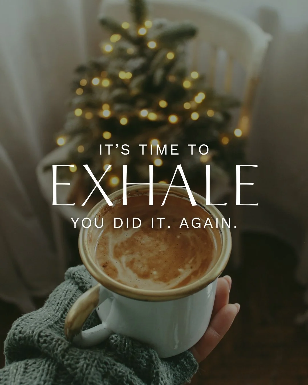 Christmas Eve always feels different.

The lists are checked off. The wrapping is done. The planning, remembering, organizing, cooking, coordinating&hellip; all of it.

Moms carry so much of the magic of this season, often quietly and behind the scen