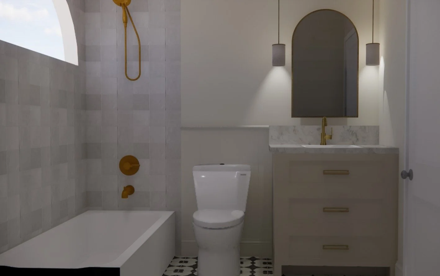 Before spending real money on a remodel, I want to feel confident it&rsquo;s going to be amazing! That&rsquo;s why visuals matter so much.

This bathroom has been such a fun one to design&mdash;light-filled, playful, and a perfect reflection of the f