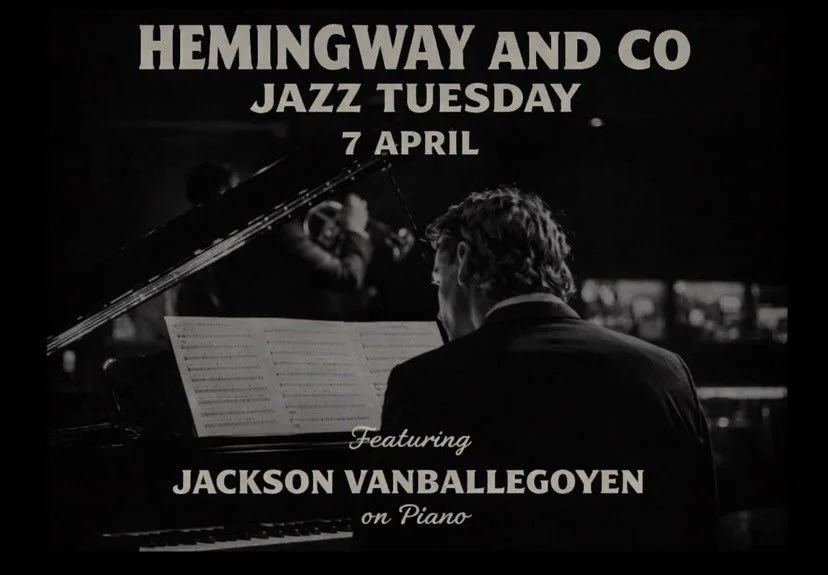 Start your week properly 🎷

This Tuesday, ease into the night with the smooth sounds of Jackson VB. A little jazz, a glass of something good, and nowhere else you need to be.

Settle in, stay a while, and let the week begin the right way.

See you T