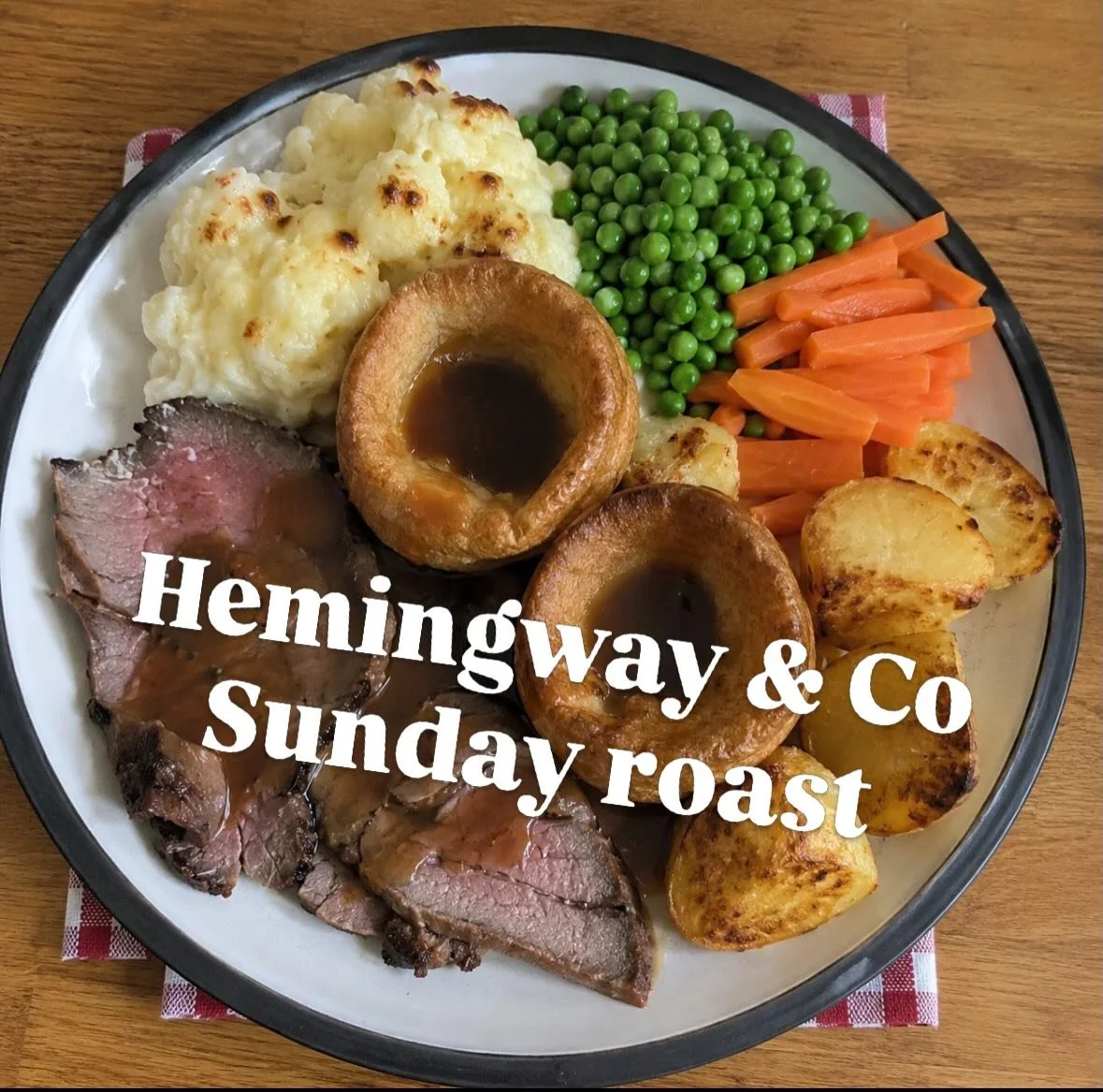 Ending your weekend right never felt so good&hellip;

Mulled wine? 🍷
Roast pork? 🐖
Our $30 Sunday Roast &amp; Soup Special? 🍽️

Now we&rsquo;re talking.

Sink into a plate of tender roast pork, crispy roast potatoes, Yorkshire puddings, cauliflowe