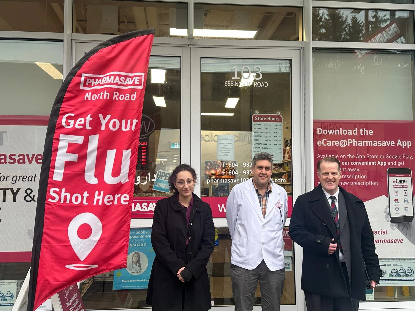 Robust Recycling and North Road Pharmasave, December 2025- Burquitlam