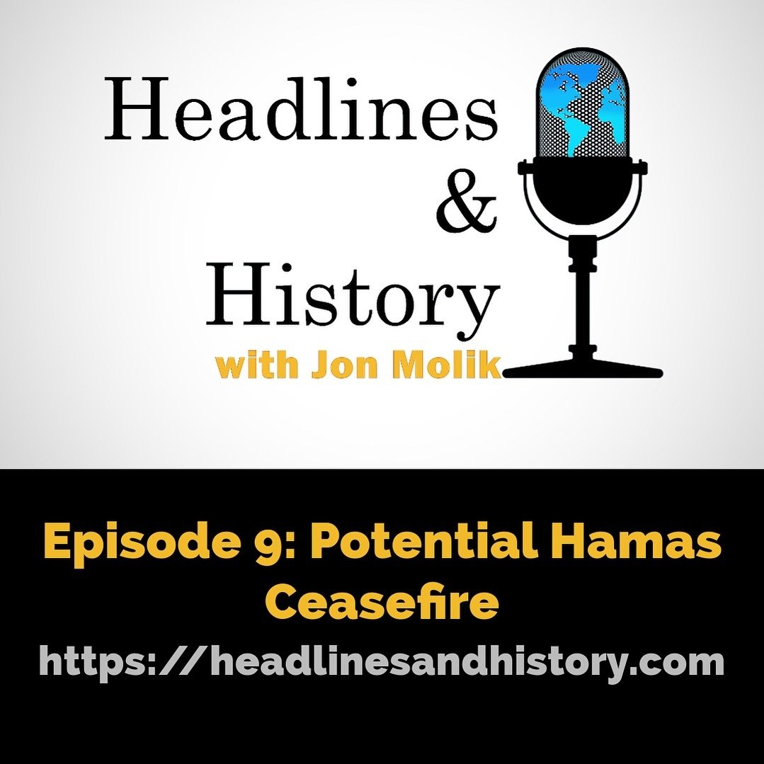 Latest episode dropped.  https://headlinesandhistory.podbean.com/e/episode-9-potential-hamas-ceasefire/  Let&rsquo;s talk about Hamas and the potential ceasefire on the table. #israel #ham&aacute;s #podcast #netanyahu #idf